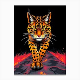 Wild Animal Creative Portrait 72 Canvas Print