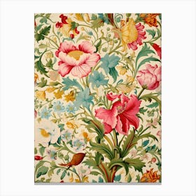 Floral Wallpaper 38 Canvas Print