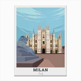 Milan Cathedral Travel Canvas Print