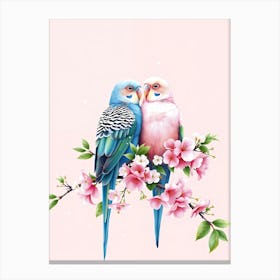 Couple Of Parrots 1 Canvas Print