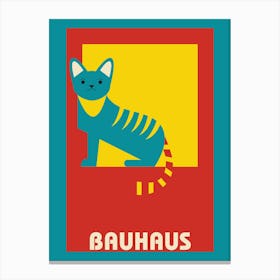 Bauhaus Cat Leinwandbild