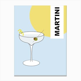 Martini Cocktail 1 Canvas Print