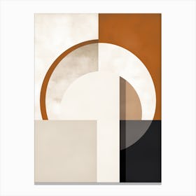 Abstract Geometric Bauhaus Canvas Print