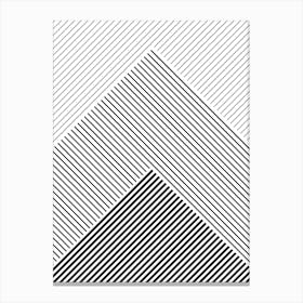 Diagonal Lines Canvas Print