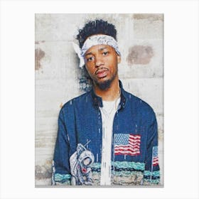 Metro Boomin Painted Canvas Print