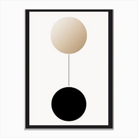 Minimal Abstract Shapes 7 Canvas Print