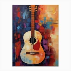 Guitar Painting 1 Canvas Print