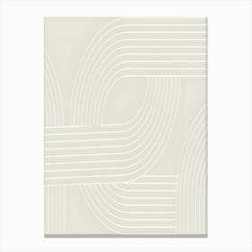 Abstract Wavy Lines 1 Canvas Print