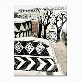 Architecture In Burkina Faso In West Africa Canvas Print