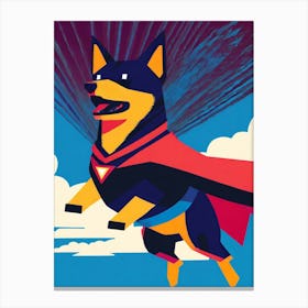 Super Shiba Inu Canvas Print