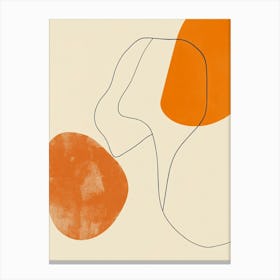 Abstract Orange 1 Canvas Print