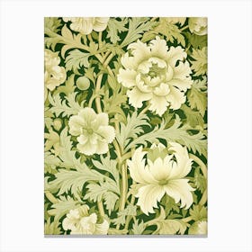 Floral Wallpaper 354 Canvas Print