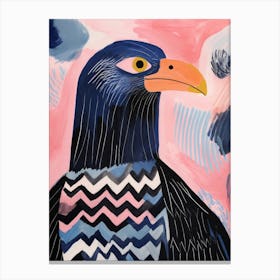 Playful Illustration Of Eagle For Kids Room 1 Canvas Print