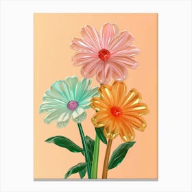 Dreamy Inflatable Flowers Calendula 2 Canvas Print