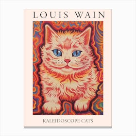 Louis Wain, Kaleidoscope Cats Poster 18 Canvas Print