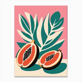 Papaya Canvas Print