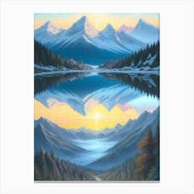 Mountain Horizon Canvas Print