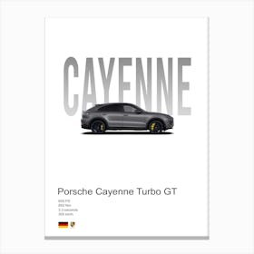 Cayenne Turbo Gt Porsche Canvas Print