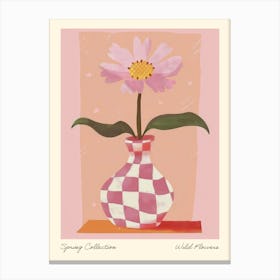 Spring Collection Wild Flower Vase 2 Canvas Print