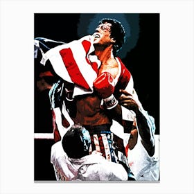 rocky movie boxing movie Canvas Print