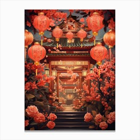 Chinese New Year Decorations 11 Canvas Print