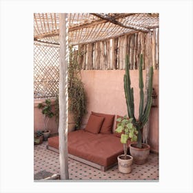Rooftop In Marrakech Canvas Print