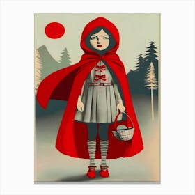 Little Red Riding Hood Canvas Print