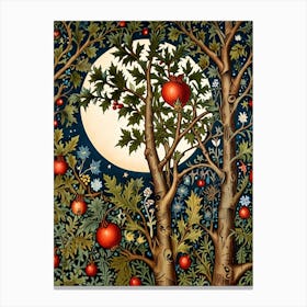 William Morris Pomegranate Tree 3 Canvas Print