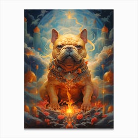 Dog Of Fire Canvas Print