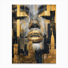 Gold City Canvas Print