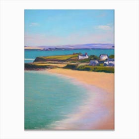 Cemaes Bay Anglesey Wales Monet Style Canvas Print