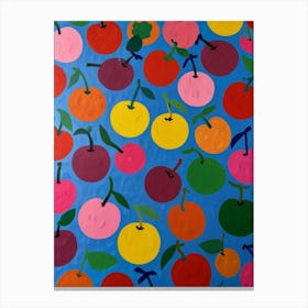 Peaches And Plums Canvas Print