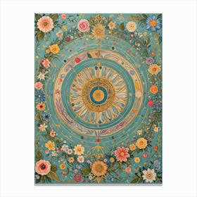 Floral Magic Spell Canvas Print