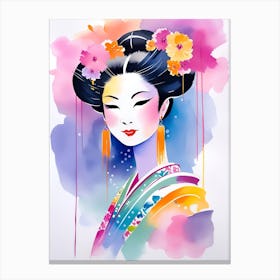 Geisha 74 Canvas Print