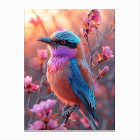 Colorful Bird artwork Canvas Print