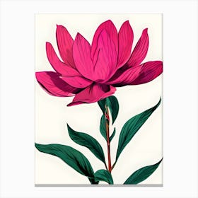 Pink Flower 4 Canvas Print