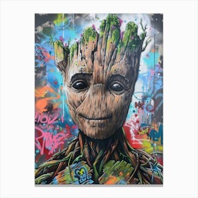 Groot Abstract Canvas Print