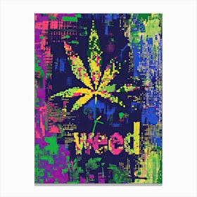 Weed Pop Culture Canvas Print