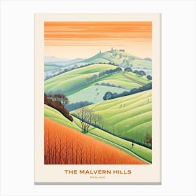 The Malvern Hills England 2 Hike Poster Canvas Print