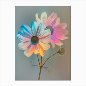 Iridescent Flower Daisy 1 Canvas Print