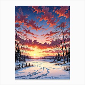 Winter Landscape 5 Canvas Print