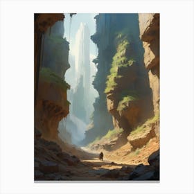 Rocky Landscape Canvas Print