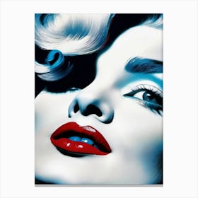 Madonna Art Print, Vintage, Color Highlights Canvas Print