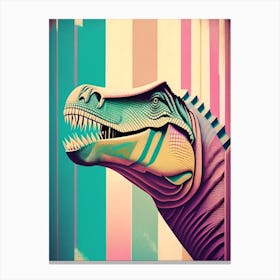 Megalosaurus Pastel Dinosaur Canvas Print