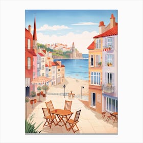 Santander Spain 8 Illustration Canvas Print