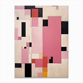 Pink Avant-Garde Canvas Print