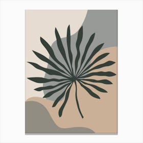 Palm Leaf Canvas Print