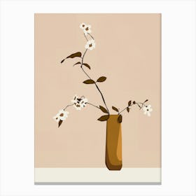 Flowers in the Vase Canvas Print