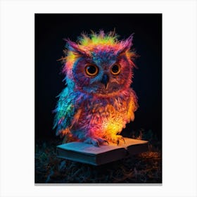 Colorful Owl Canvas Print