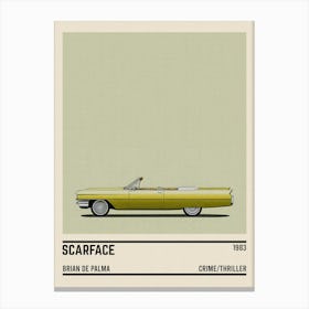 Scarface Car Movie Canvas Print